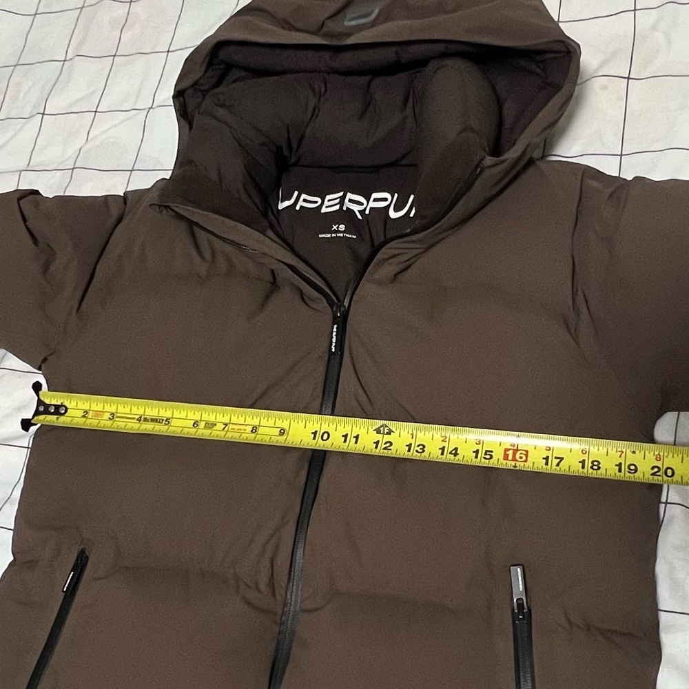 Tna The Super Puff₂o™ Long - Rainstop™ Sz XS Rich Mocha Brown - Picture 8 of 15